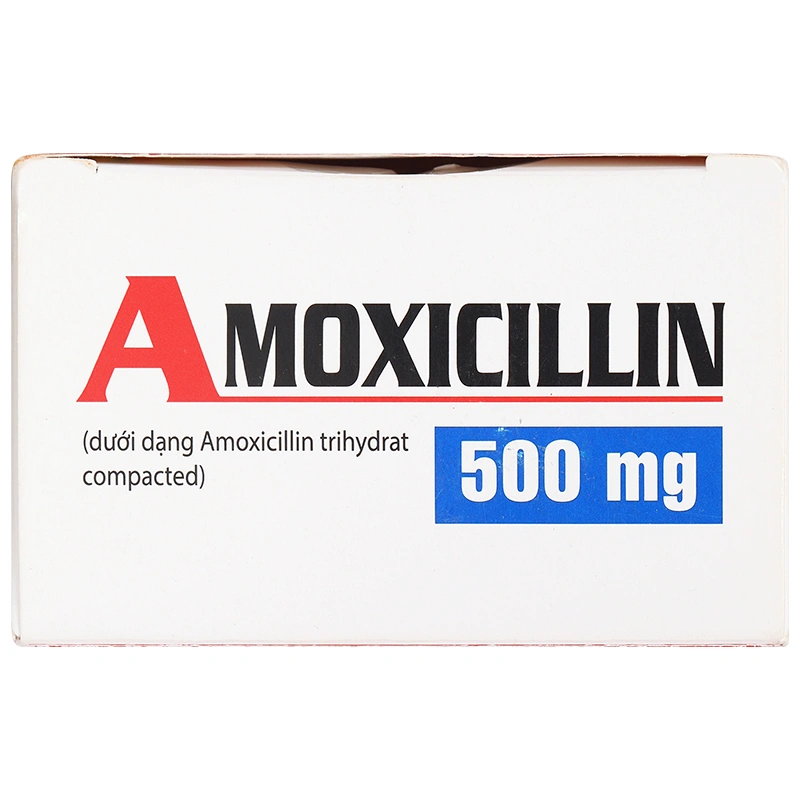 Amoxicillin 500mg điều trị nhiễm khuẩn (10 vỉ x 10 viên) - 5